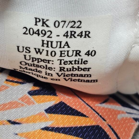 OluKai Huia Slip-On Athletic Shoes White Sneakers Women's 10 - Picture 8 of 9